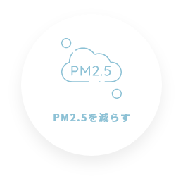 PM2.5を減らす